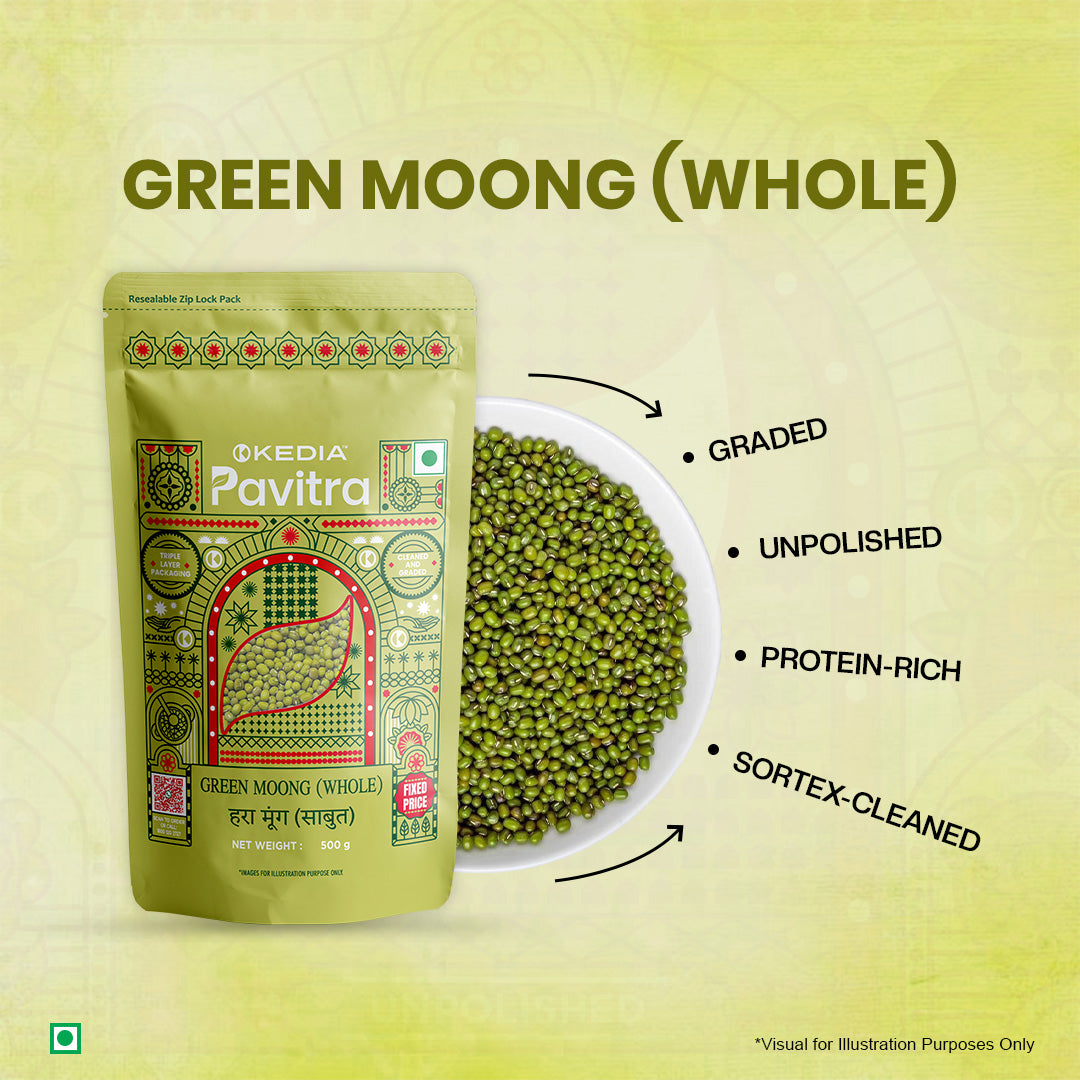 Green Moong (Whole) (500 g)