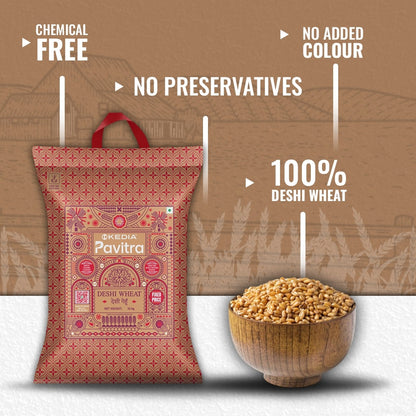 Deshi Wheat Grains (10 kg)