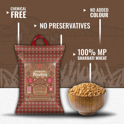 Sharbati Wheat Grains (10 kg)