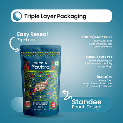 Pistachios (Roasted & Salted) (250 g)