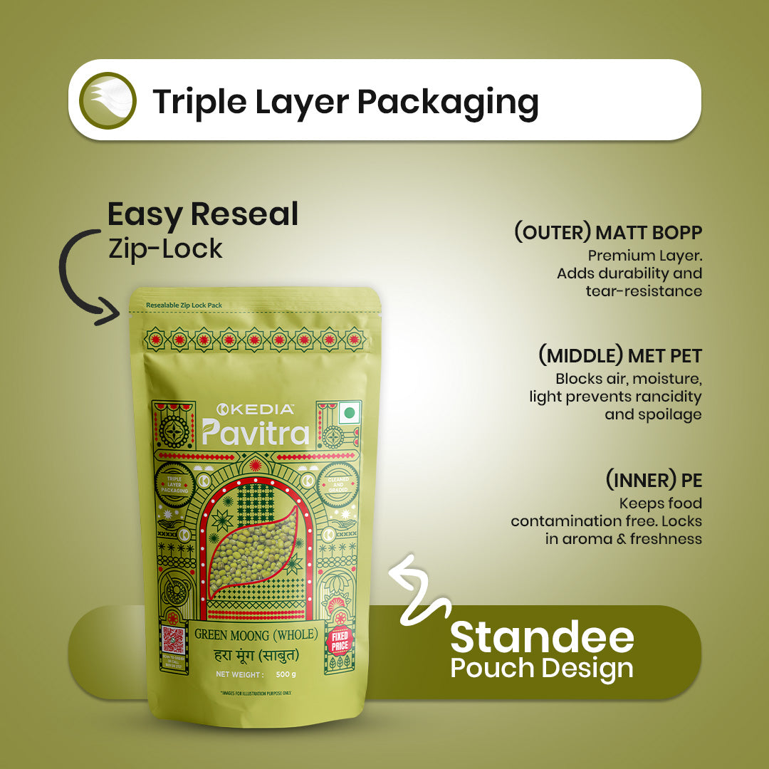 Green Moong (Whole) (500 g)