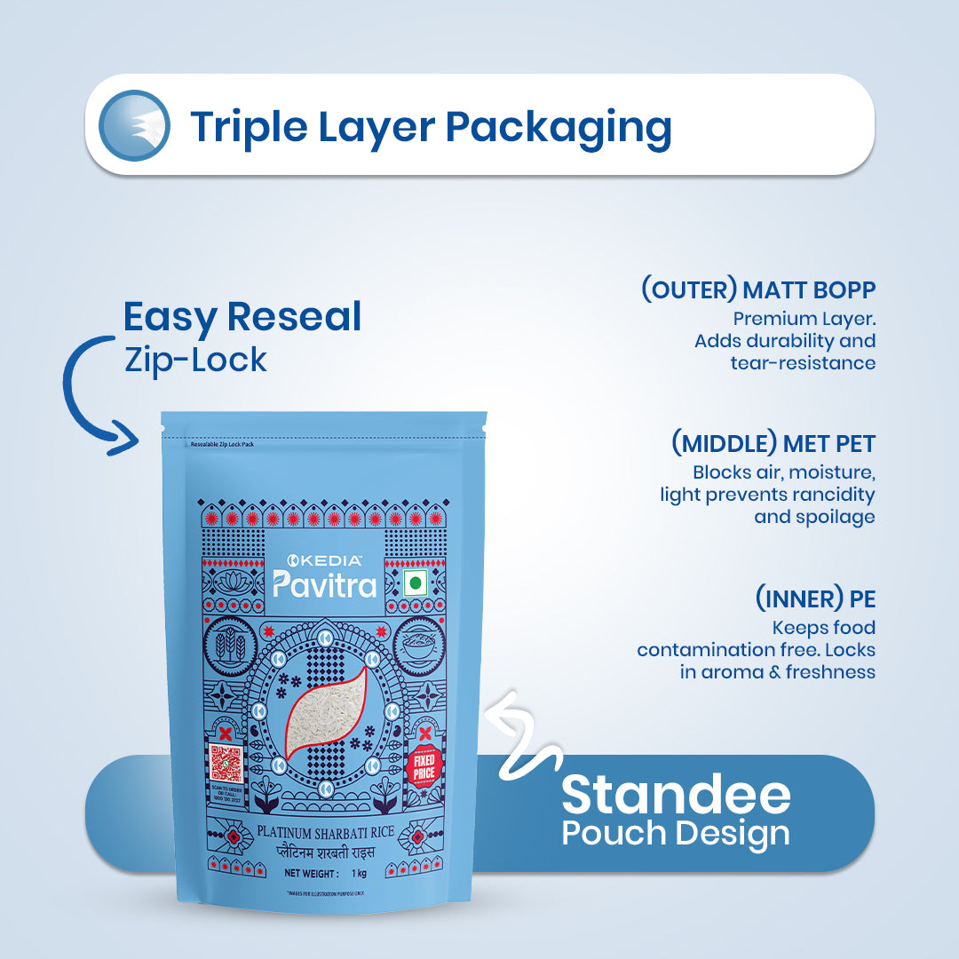 Platinum Sharbati Rice (1 kg)