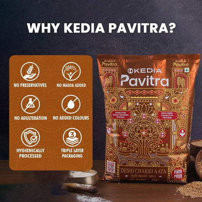 Deshi Chakki Aata (5 kg)