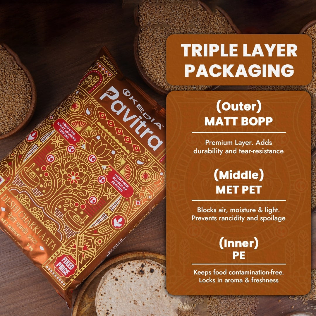 Deshi Chakki Aata (5 kg)