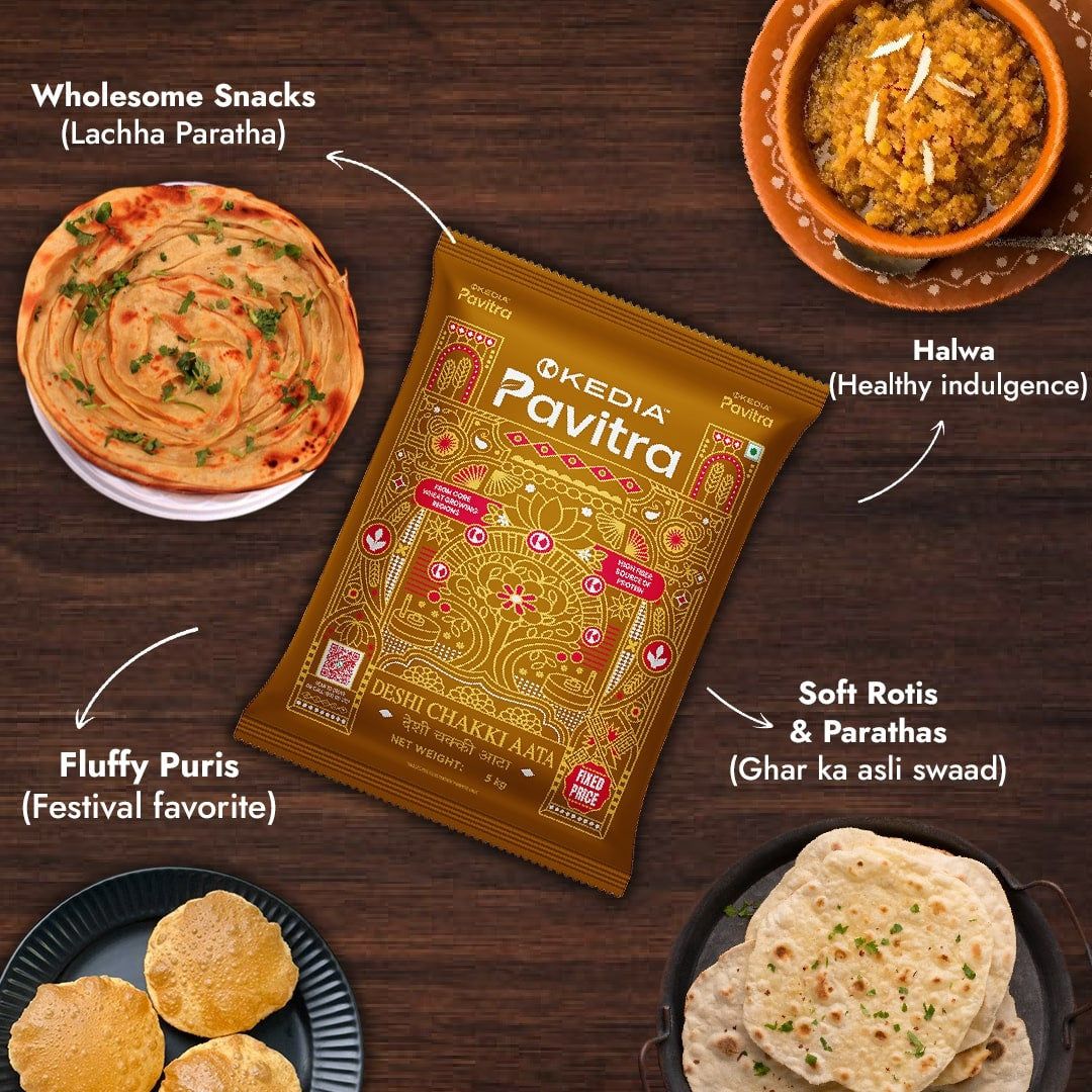 Deshi Chakki Aata (5 kg)