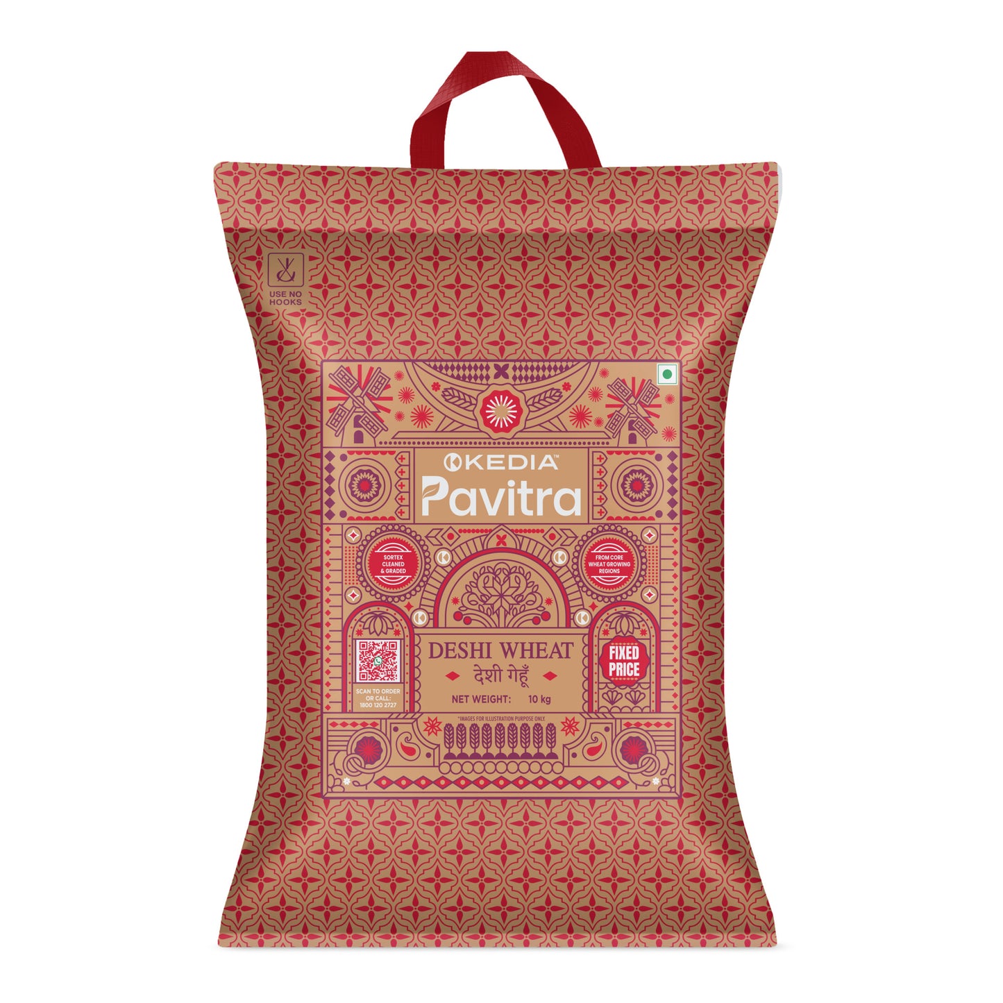 Deshi Wheat Grains (10 kg)